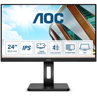 AOC Monitor Q24P2Q 60,5cm/23,8" (2560x1440) 16:9 4ms 75Hz Quad HD crni